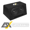 ESX DBX206Q - 2x16,5cm Auto Dual-Bassreflex Gehäuse Subwoofer/Basskiste/Bassbox