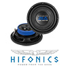 Hifonics ZST10D2 - 25cm Flach Subwoofer Chassis / Woofer / Lautsprecher - 600W MAX