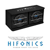 HIFONICS Titan TD-200R 2x20cm Gehäuse Bassreflex Subwoofer 800 Watt (TD-200R)