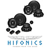 HIFONICS 13cm Front/Heck Auto Lautsprecher/Boxen Komplett-SET für BMW
