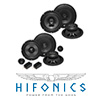 HIFONICS Front/Heck Auto Lautsprecher/Boxen Komplett-SET für VW #7