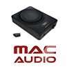 MAC AUDIO Flat Sub 25 - 25cm/250mm Aktiv Gehäuse Unterbau/Flach Subwoofer/Basskiste - 500 Watt