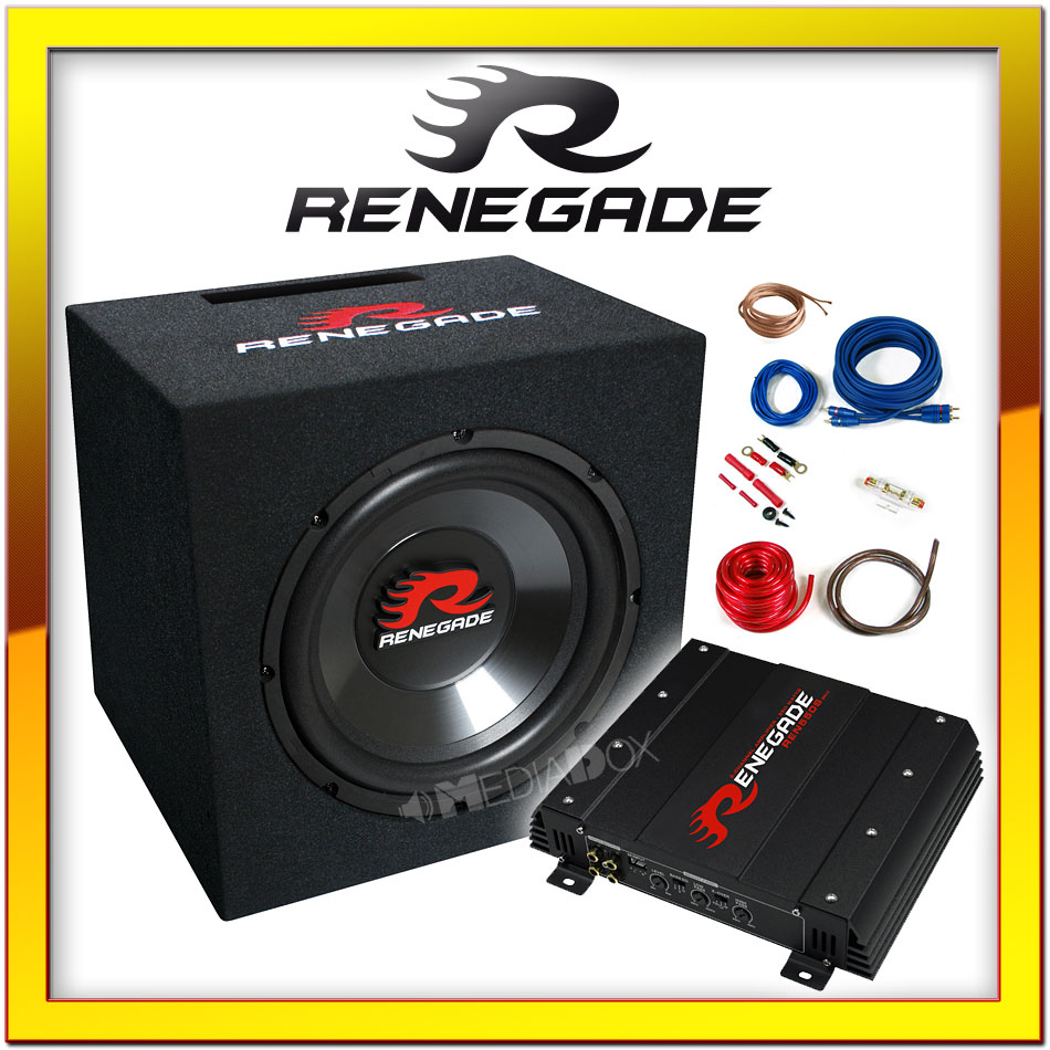 Renegade RBK550 Soundpaket Bass Anlage Subwoofer Endstufe 