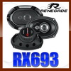 RENEGADE RX693 Auto 3-Wege Triax Lautsprecher / Boxen - 300 Watt (RX693)