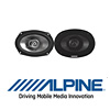 ALPINE 16x23cm 2-Wege Auto Lautsprecher / Boxen - 130W (SXE-6925s)