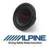 ALPINE SWG-844 - 20cm Subwoofer Chassis / Woofer / Lautsprecher - 400W MAX