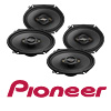 PIONEER Front/Heck Oval Auto Lautsprecher/Boxen Komplett-SET für FORD #5