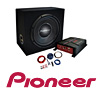 PIONEER GXT-3730B - 2-Kanal Endstufe/Verstärker+30cm Subwoofer+Kabel-SET - 1300W